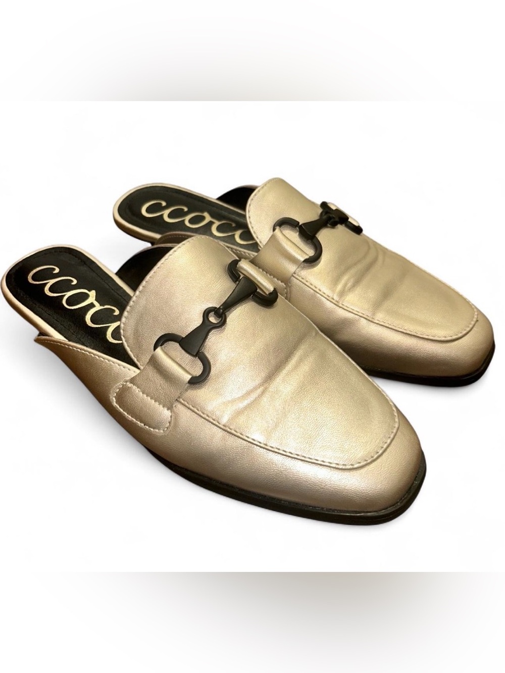 Ccocci Metallic Slip-on Loafers Women’s 8